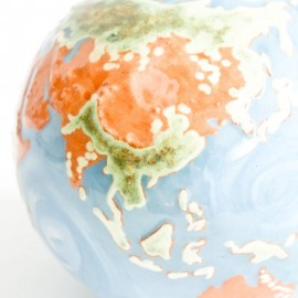 Tirelire globe terrestre